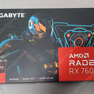 GIGABYTE 라데온 RX 7600 GAMING OC 8GB 팝니다