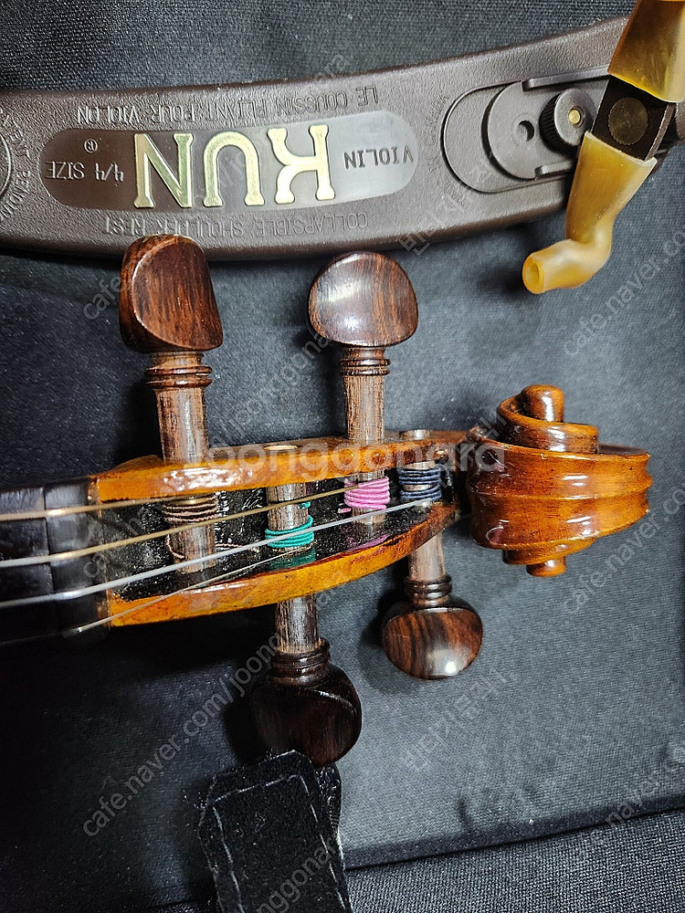 4/4 홍성우바이올린 /다이아몬드금장형 /콩쿨용 전공자세컨용 최고급바이올린 구입가 430만 고급활 하드케이스포함 /...--2