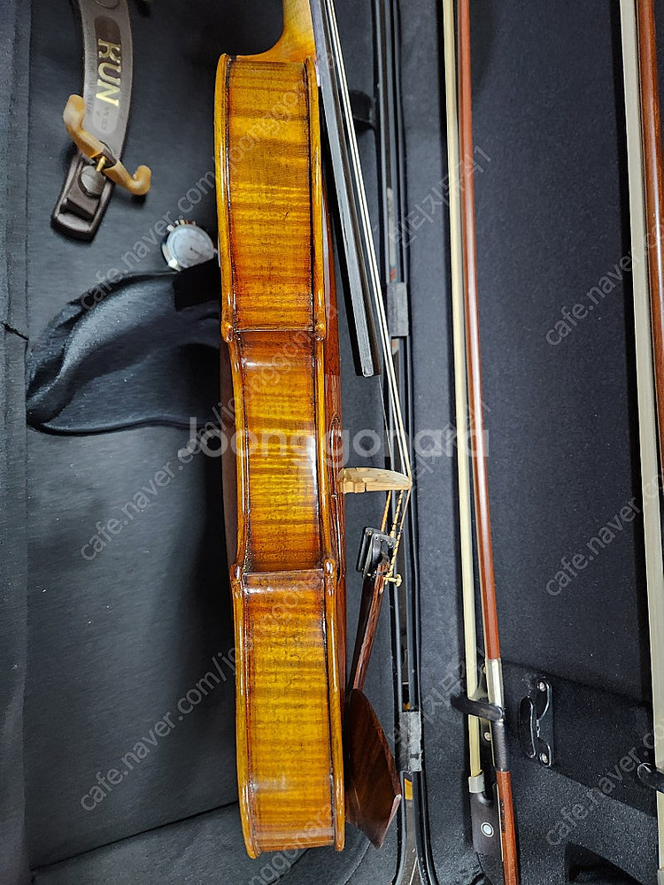 4/4 홍성우바이올린 /다이아몬드금장형 /콩쿨용 전공자세컨용 최고급바이올린 구입가 430만 고급활 하드케이스포함 /...--3