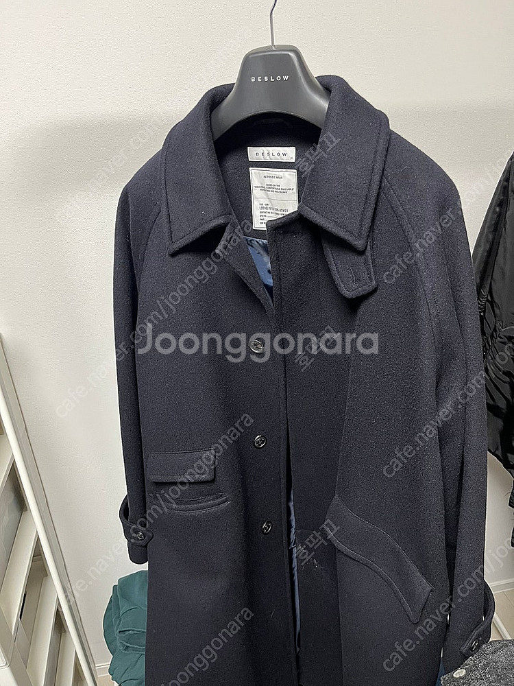 비슬로우 캐시미어 오버사이즈 발마칸 M--0