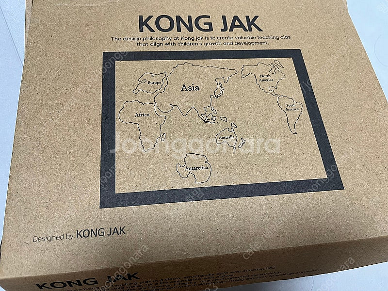 콩작 세계지도 7대륙 도장 kong jak--3