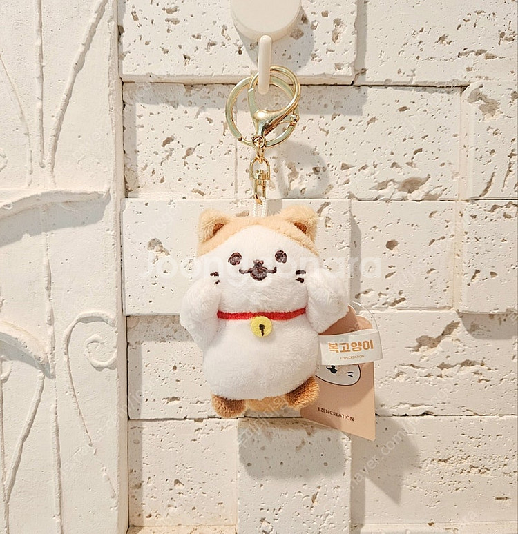 복고양이 귀여운 미니 고양이 키링 가방고리 인형--0