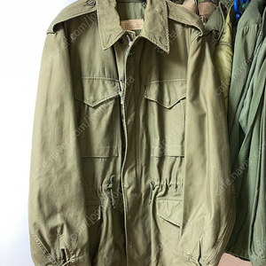 오리지널 WWII 미군 M-51 필드 자켓 M/L