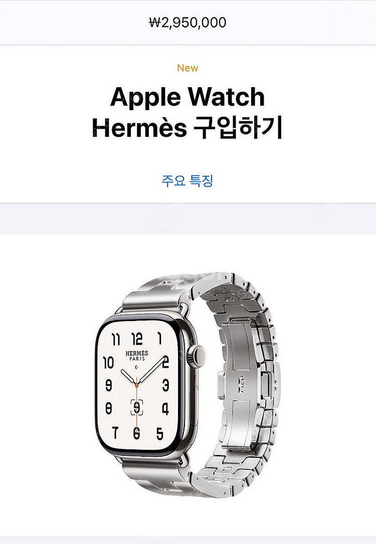 애플워치10 에르메스 46mm grandH L삽니다--0