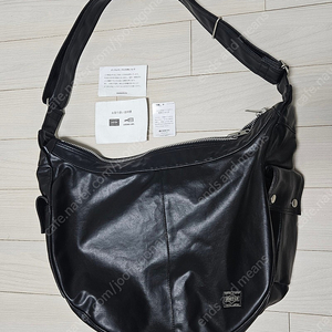 요시다포터 프리스타일 숄더백 블랙 라지 반달백 porter freestyle shoulder bag black