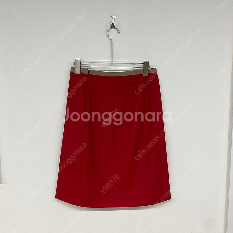 [55-66] 프라다 컬렉션 하이웨스트 스커트 정품 /...--1