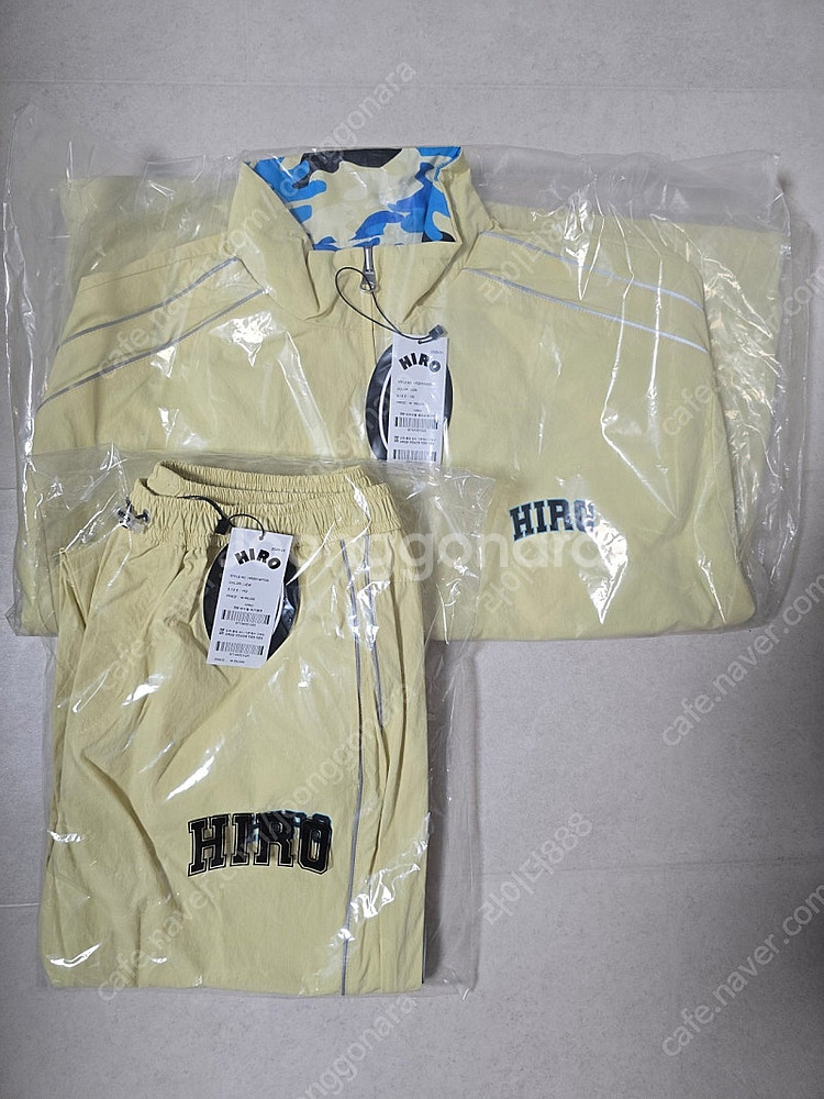 히로 3M 윈드브레이커 조거팬츠 세트 레몬(150)--0