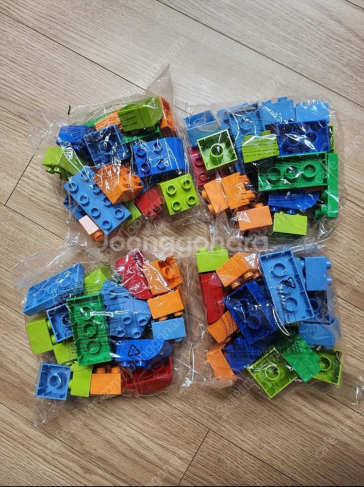 레고 듀플로 봉지당 1,500원--2