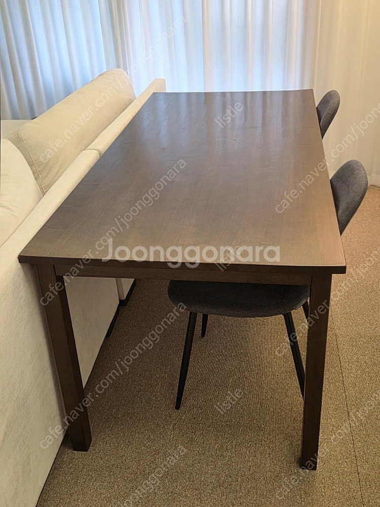 무인양품 식탁 책상 테이블--1