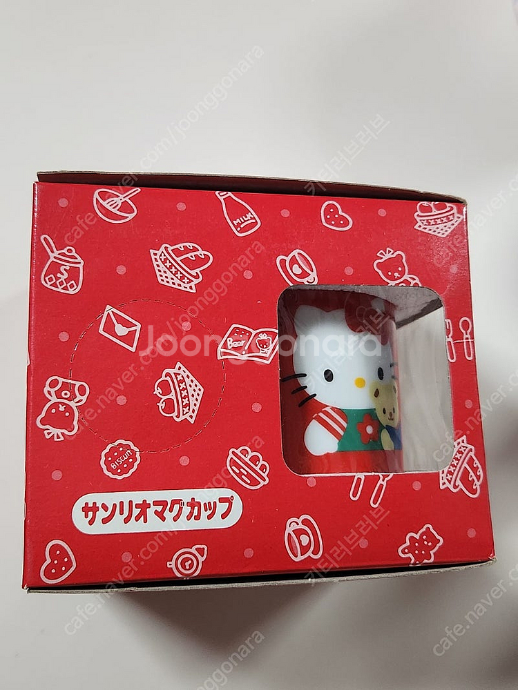 헬로키티 고전 도자기 머그컵 1995 빈티지 키티 고전...--2