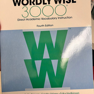 Wordly wise 3000 book2 (pdf 답지, resource 포함 )