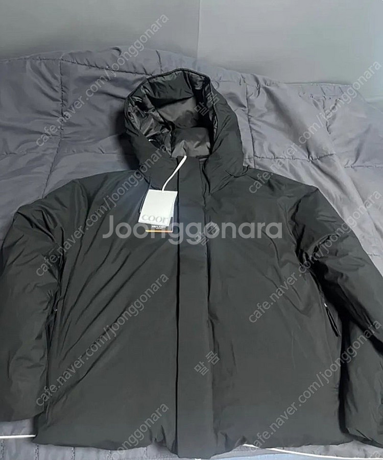 [S, 새상품] 쿠어 워터 리펠런트 구스다운 블랙--1