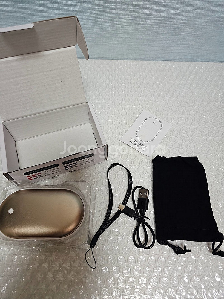 새상품- 손난로 보조배터리 골드 5200mAh--3