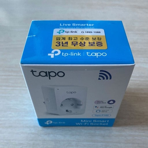 티피링크 미니 스마트 Wi-Fi 플러그 Tapo P100