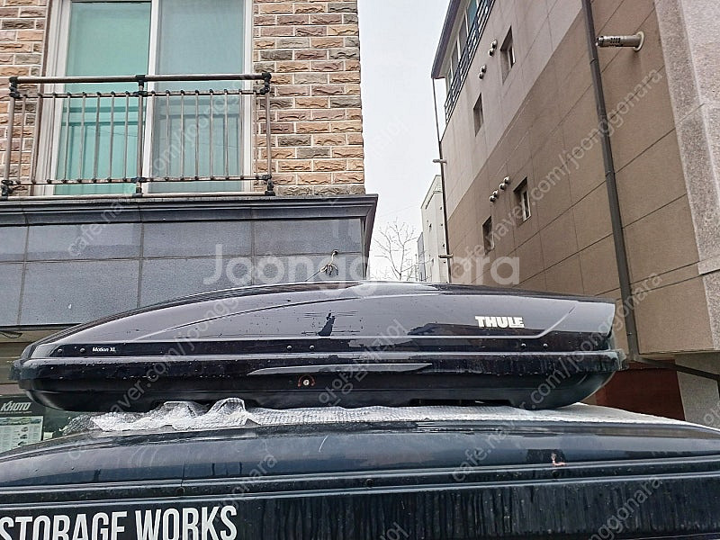 툴레 하프로 팩라인 코토 일체형 루프박스 가로바 자전거...--4