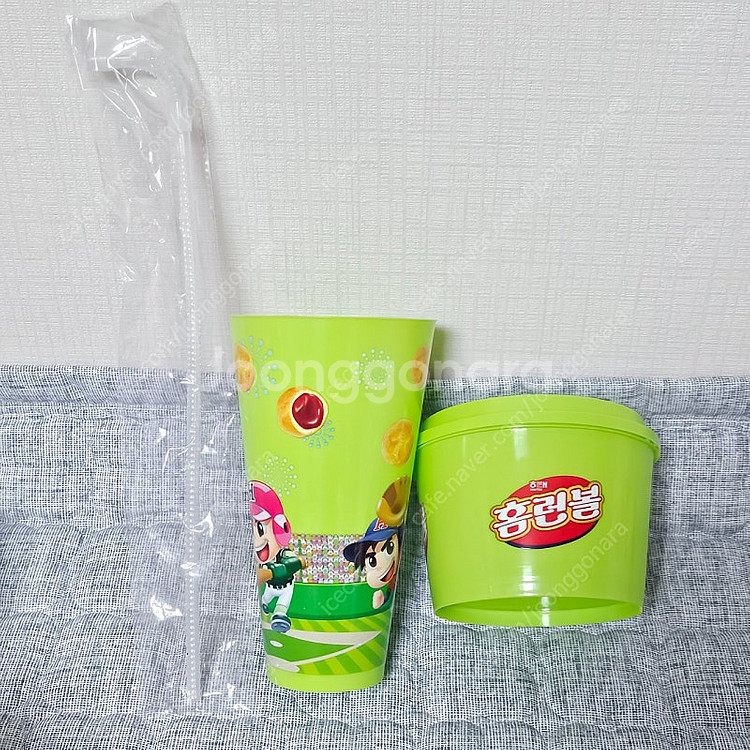[미사용] 한정판 홈런볼컵 (홈런볼 초코앤컵 컵런볼)--0