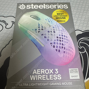 미개봉)스틸시리즈 AEROX 3 Wireless Ghost 에디션 판매합니다.