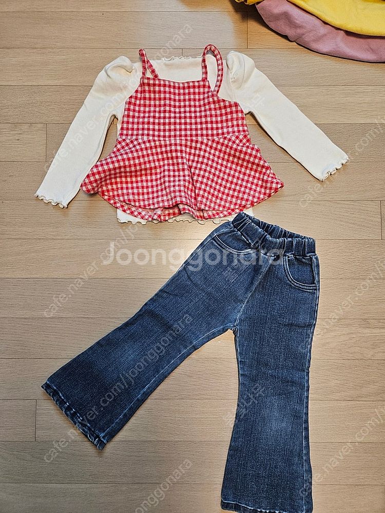 유아옷 여아옷 봄가을옷 등원복 100-110 일괄--1