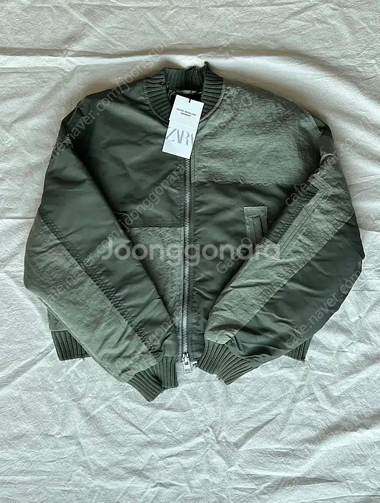 자라(ZARA)/패치워크봄버재킷/xs--1