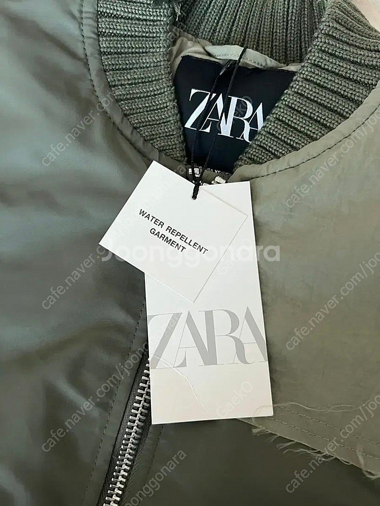 자라(ZARA)/패치워크봄버재킷/xs--3