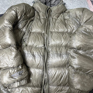 (M 105) 무신사 Alpine X-Ray D.D Shell Ultra Light Down Padding Khaki 패딩