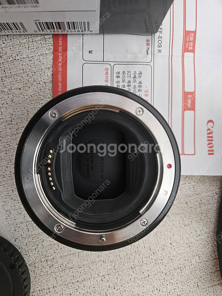캐논 ef-eos r 어댑터 판매합니다.--2