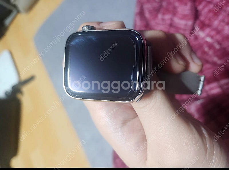 애플워치6 44mm 스테인리스 판매합니다.--1