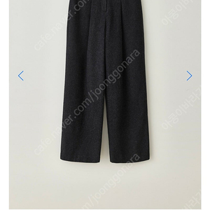 타낫 T/T Pin wide wool pants (charcoal)-S