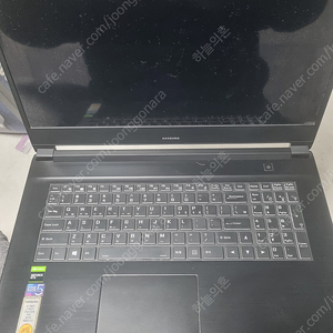 한성 보스몬스터 노트북 17인치 X7967T I7 9750 1660TI SSD500