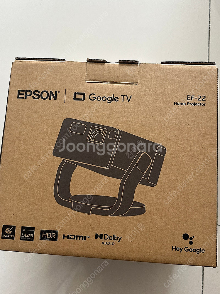 [새제품] 엡손 스마트 미니빔프로젝터 EF-22N 넷플...--1