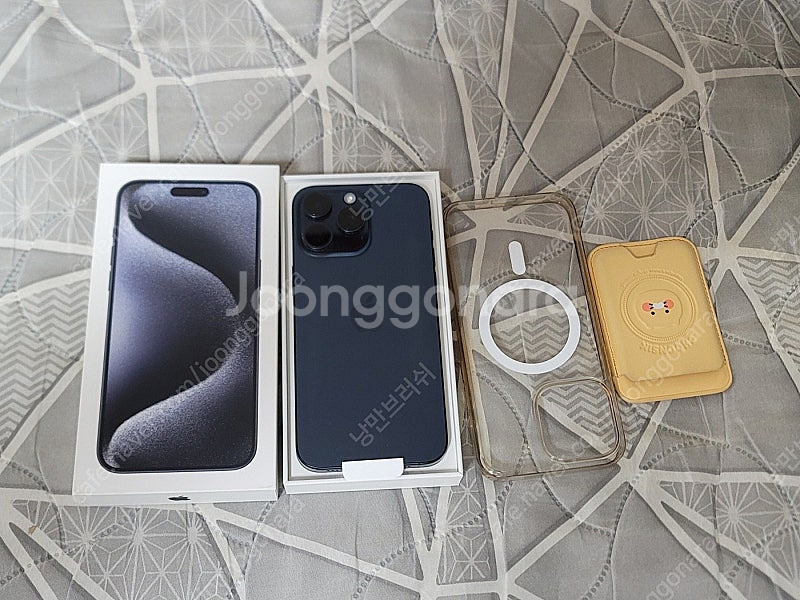 아이폰 15프로 맥스 블루 티타늄 1tb--1