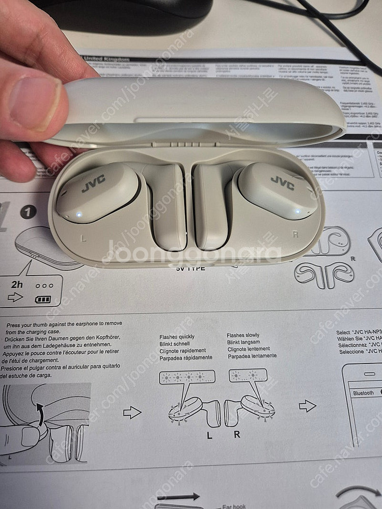 JVC 오픈 이어 이어폰--0