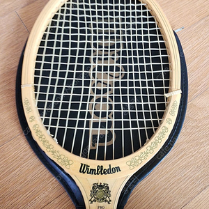 클래식 빈티지 장식용 테니스 라켓