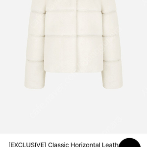 더로랑THE LAURENT Classic Horizontal Leather Faux jacket