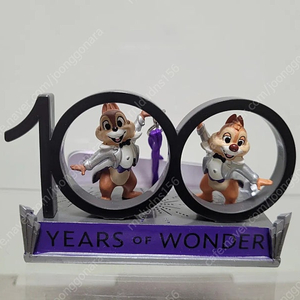 [무료배송] 디즈니 100주년 칩앤데일 오너먼트 한정 기념 새상품 피규어