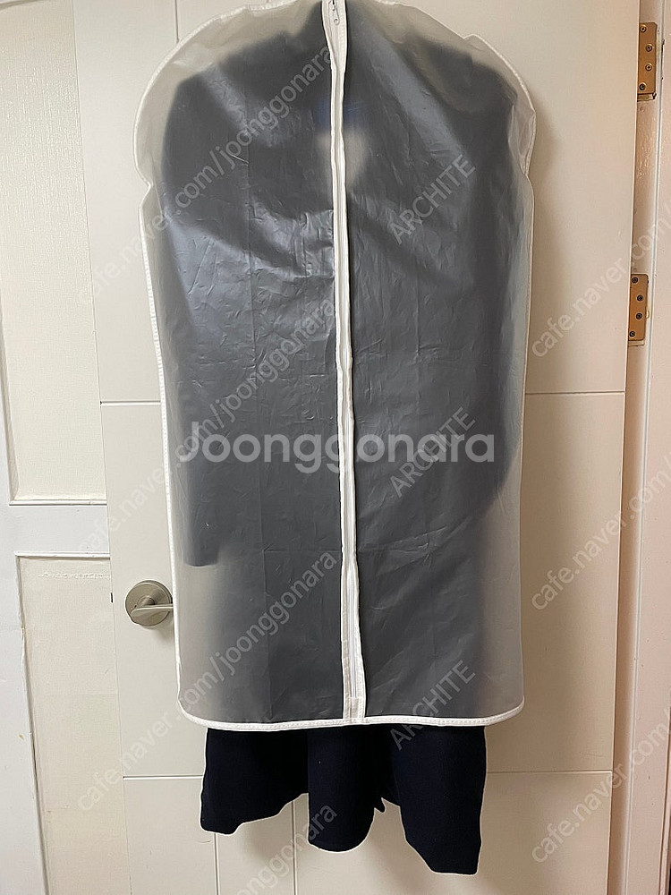 [M] 도큐먼트 패디드 울 오버코트 navy--4