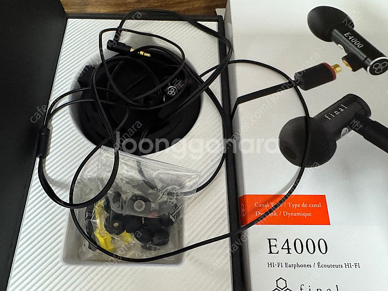 파이널 e4000 이어폰--0