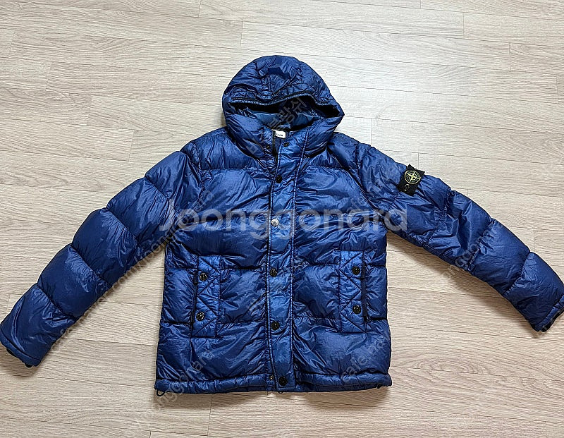 스톤아일랜드 가먼트다이 다운패딩 점퍼 XL--0