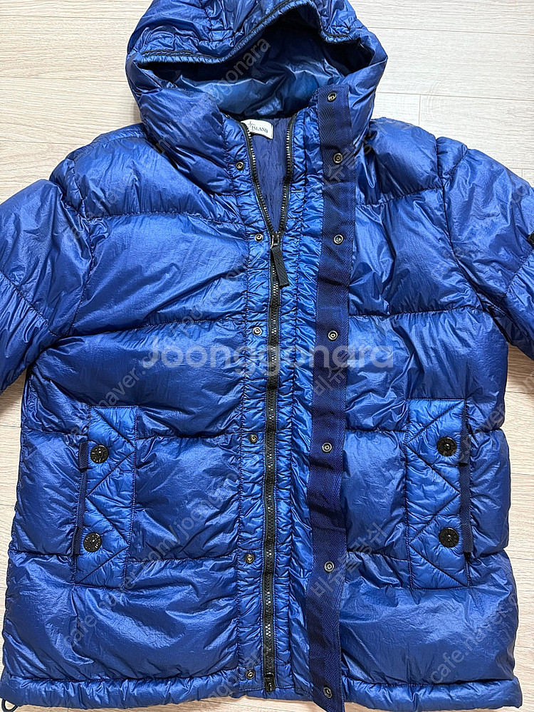스톤아일랜드 가먼트다이 다운패딩 점퍼 XL--3