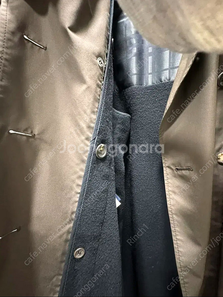 최고급 버버리 코트 트렌치코트 겨울코트--4