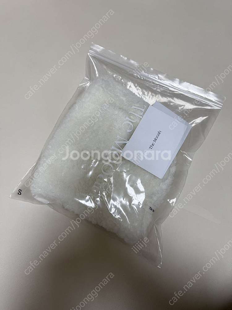 더무아 화이트 곰 보넷 s 새상품--0