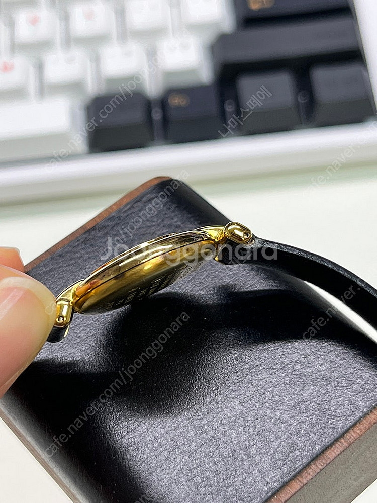 빈티지 까르띠에 머스트 꼴리제 블랙판 쿼츠 여성용--4