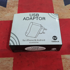 USB Adapter. 5V 1A(1000mA), 100개 일괄. (Cable미포함)