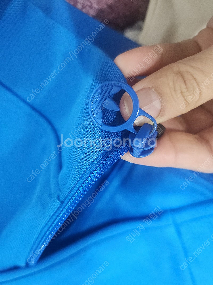 아디다스 유로파 파이어버드 져지 파랑 85싸이즈--2