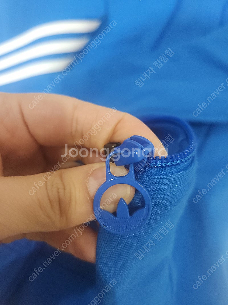 아디다스 유로파 파이어버드 져지 파랑 85싸이즈--3
