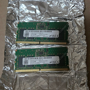 마이크론 노트북용 DDR5 5600 8GB RAM SODIMM 노트북 램 2개 판매합니다