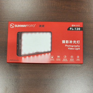 SUNWAY FOTO video light (비디오 조명) FL-120 판매합니다.