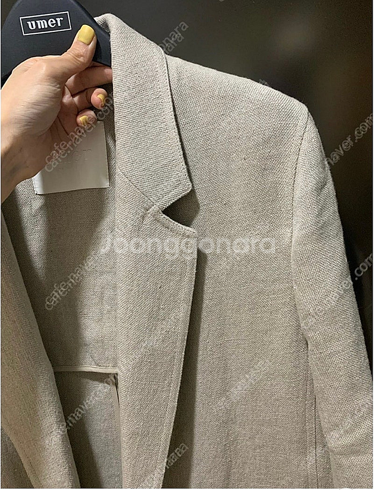 유메르 린넨 자켓--3