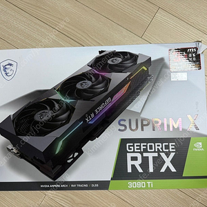 MSI RTX3090Ti SUPRIM X 24GB