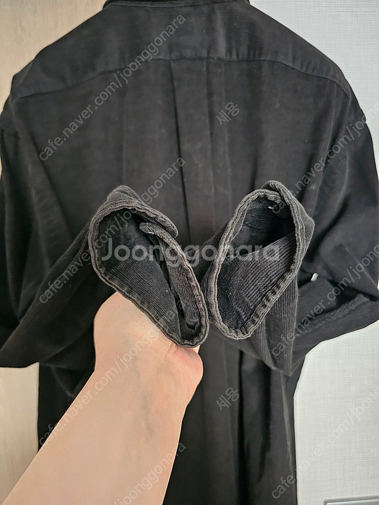 폴로 팔프로렌 블레이크 코듀로이 셔츠 블랙 L--8